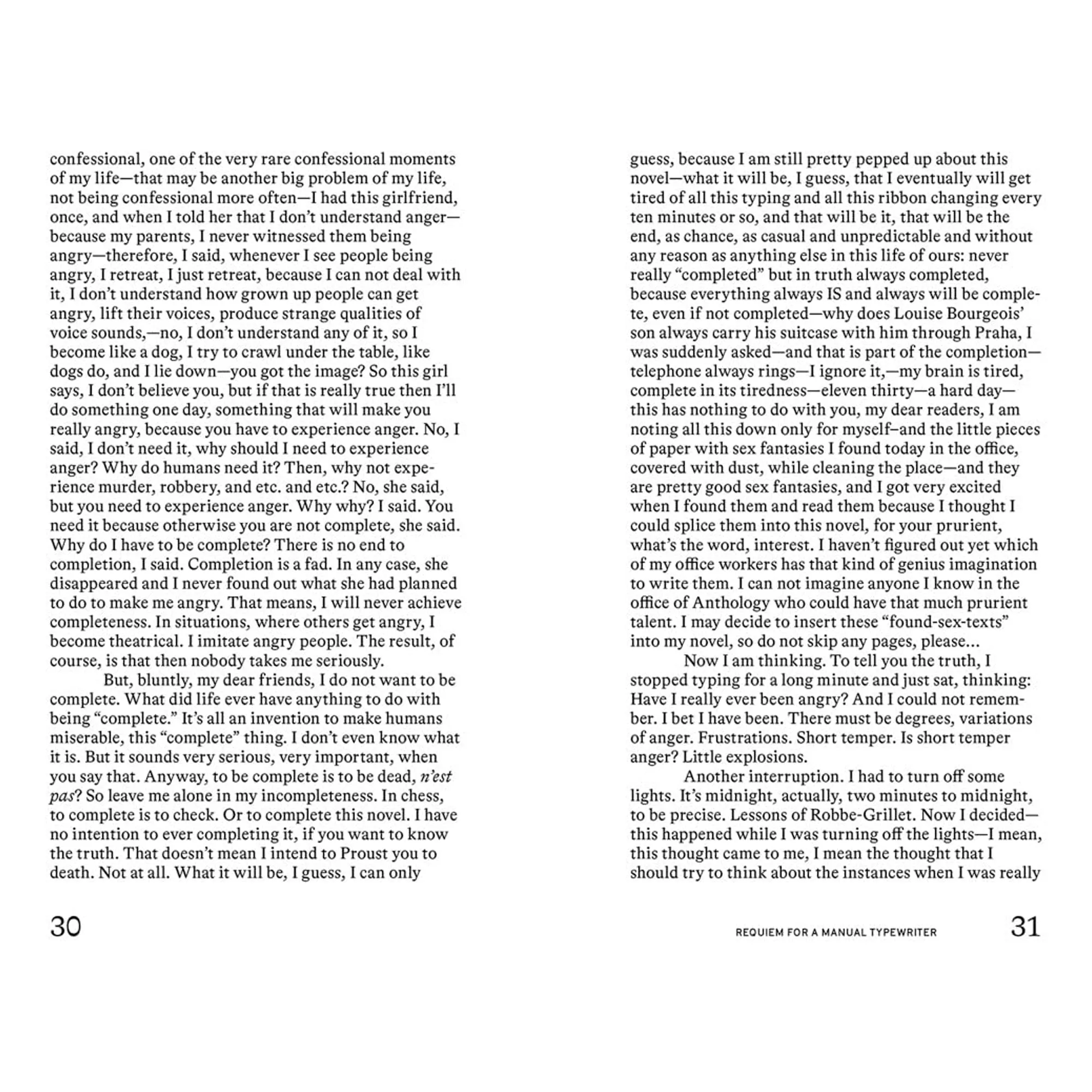 Requiem For A Manual Typewriter - Softcover
