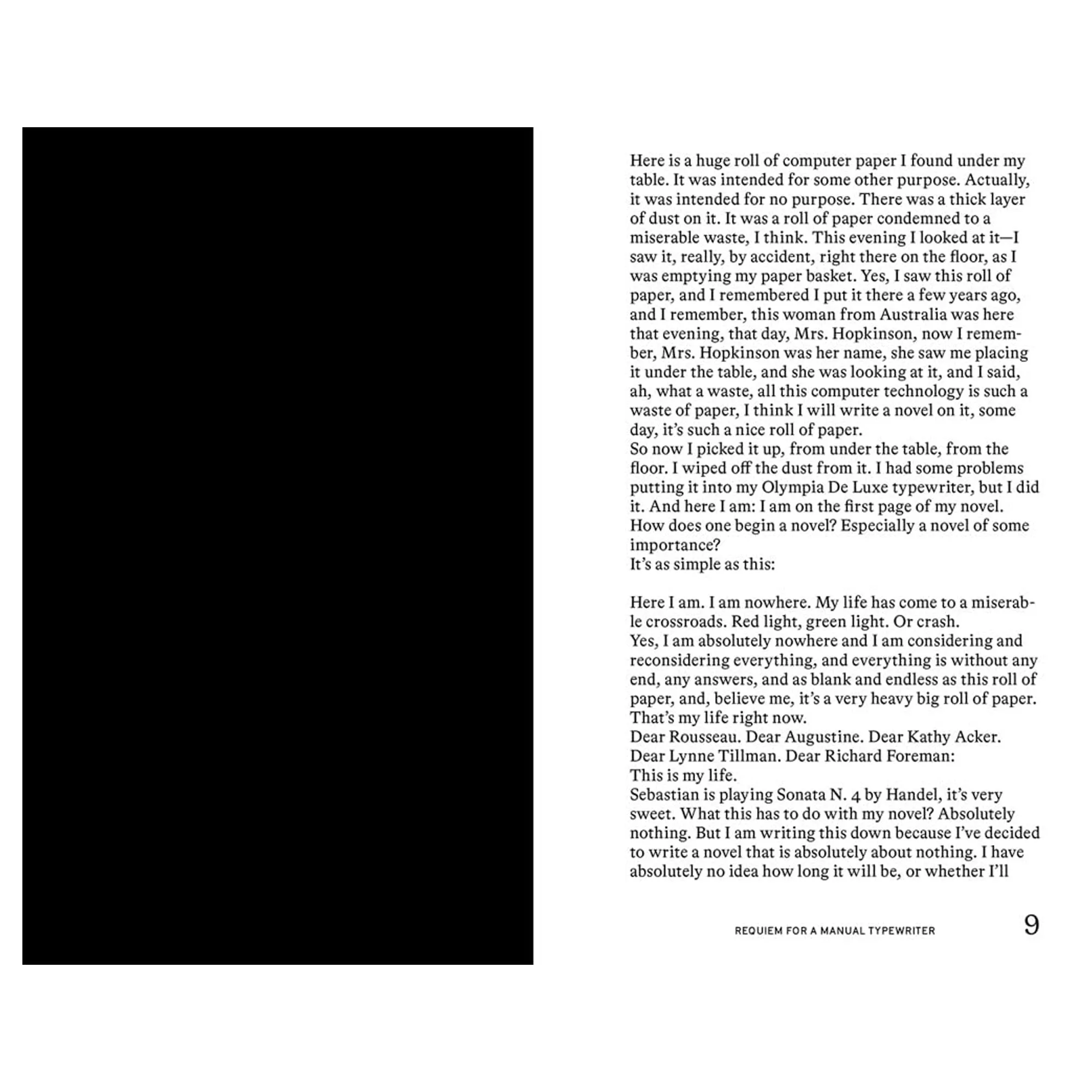 Requiem For A Manual Typewriter - Softcover