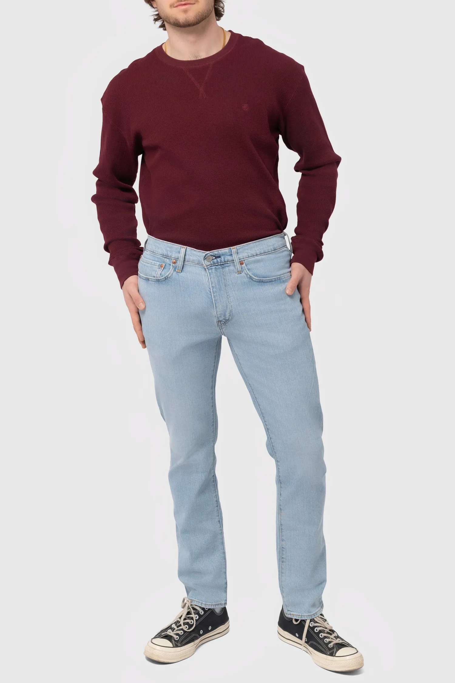 Reserve Thermal L/S Tee in Mahogany