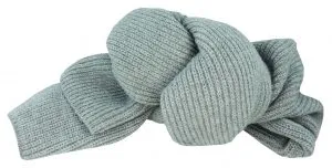 Rib Knit Scarf | Grey