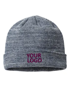 Richardson Custom Marled Beanies, Navy/ Grey