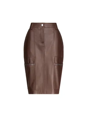 Ruth Skirt in Leather