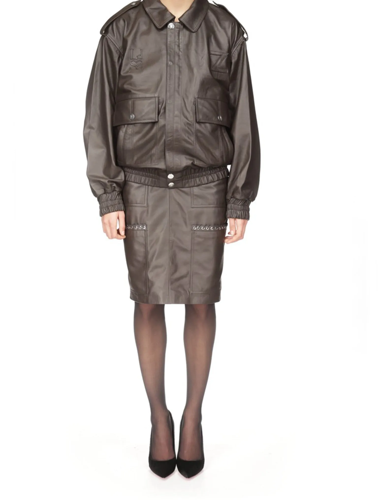Ruth Skirt in Leather