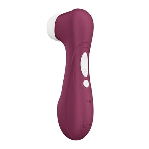 Satisfyer Pro 2 Generation 3 Rechargeable Clitoral Stimulator   Vibration with App Control - Wine Red