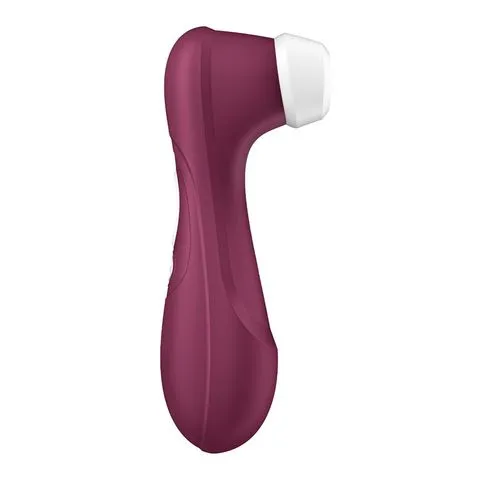 Satisfyer Pro 2 Generation 3 Rechargeable Clitoral Stimulator   Vibration with App Control - Wine Red