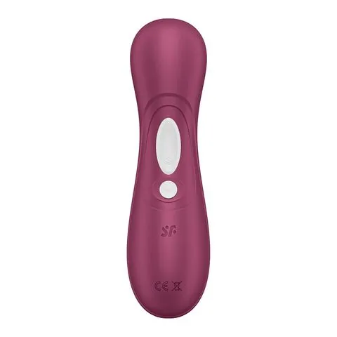 Satisfyer Pro 2 Generation 3 Rechargeable Clitoral Stimulator   Vibration with App Control - Wine Red