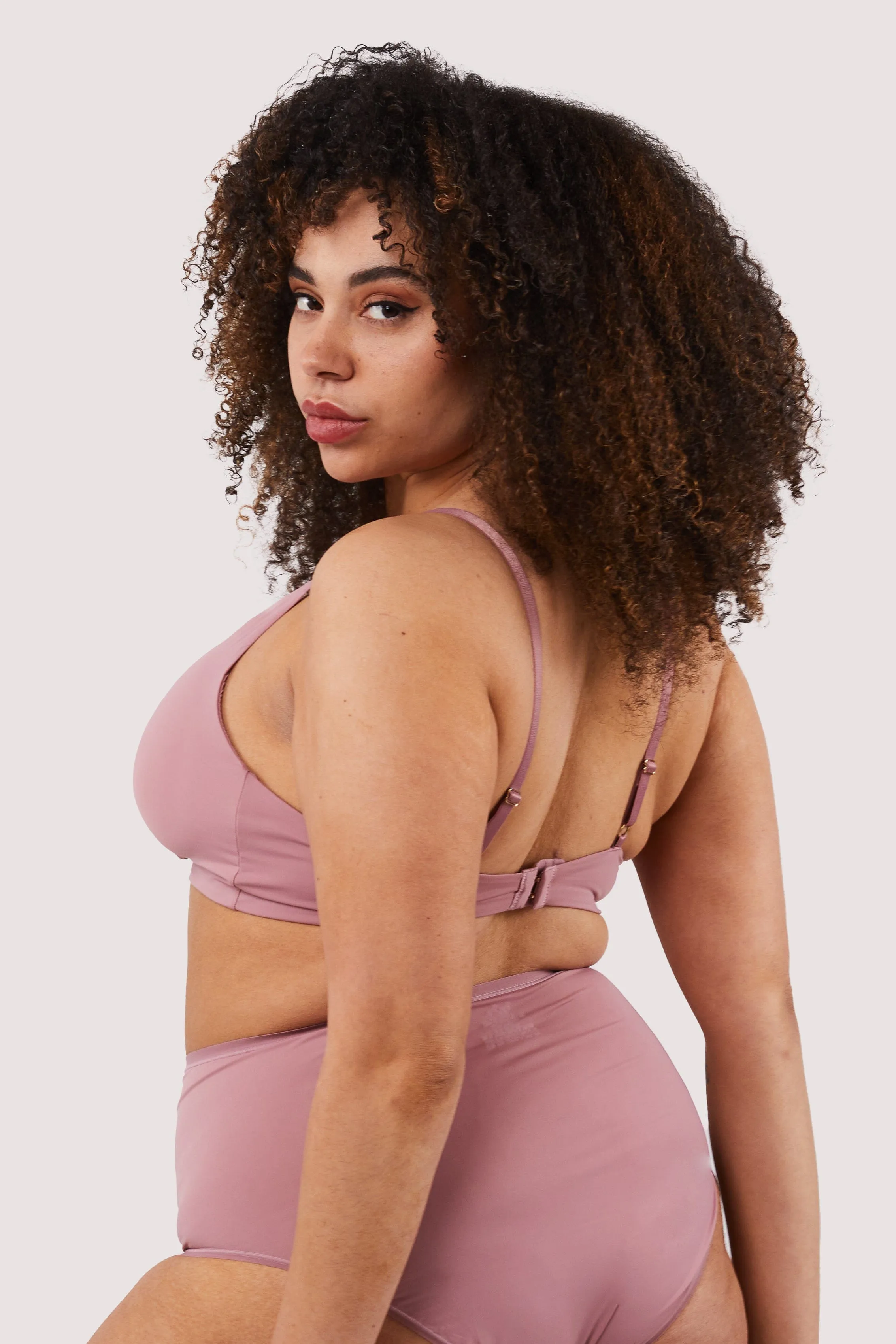 Second Skin Rose Recycled Crop Top Bra