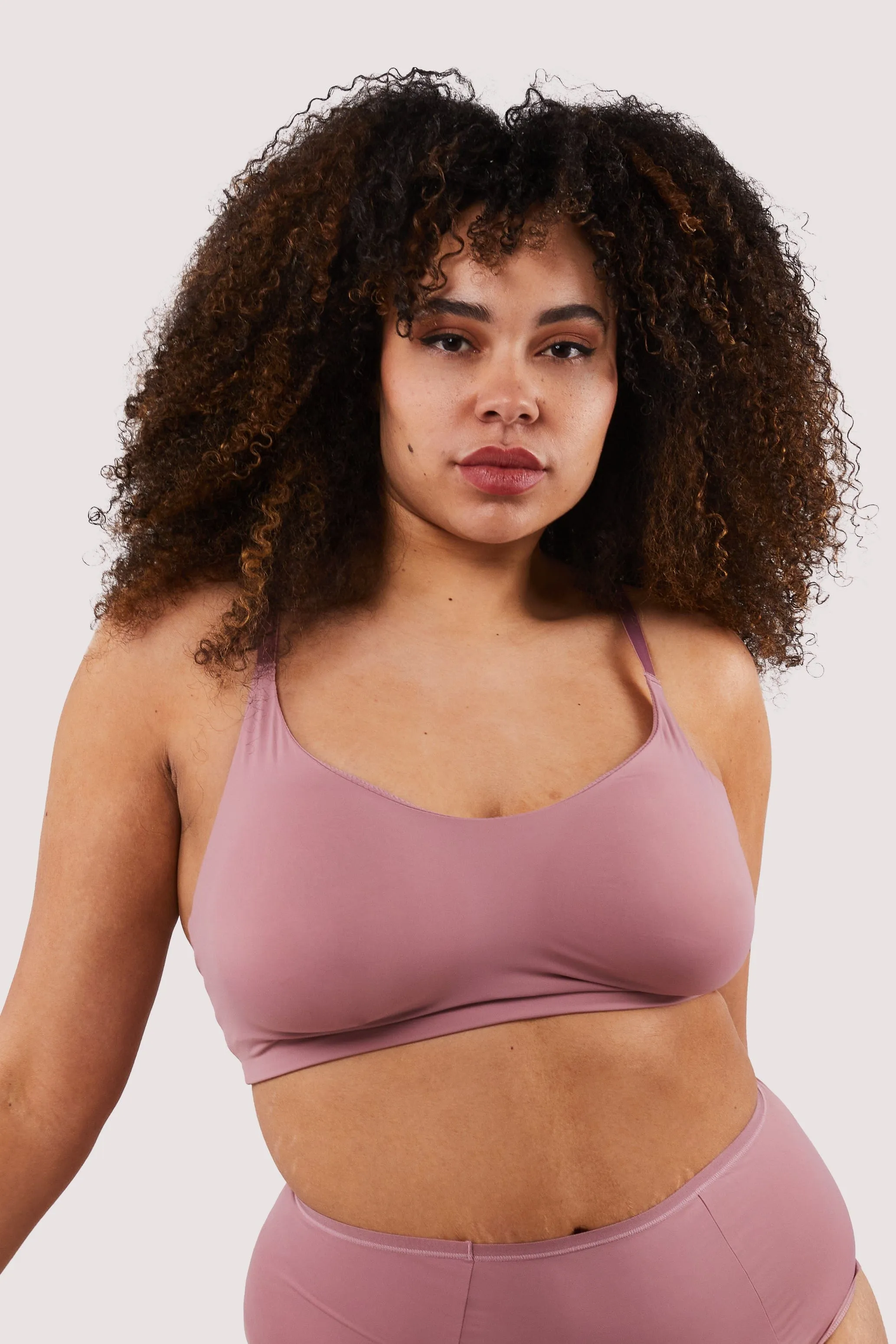 Second Skin Rose Recycled Crop Top Bra