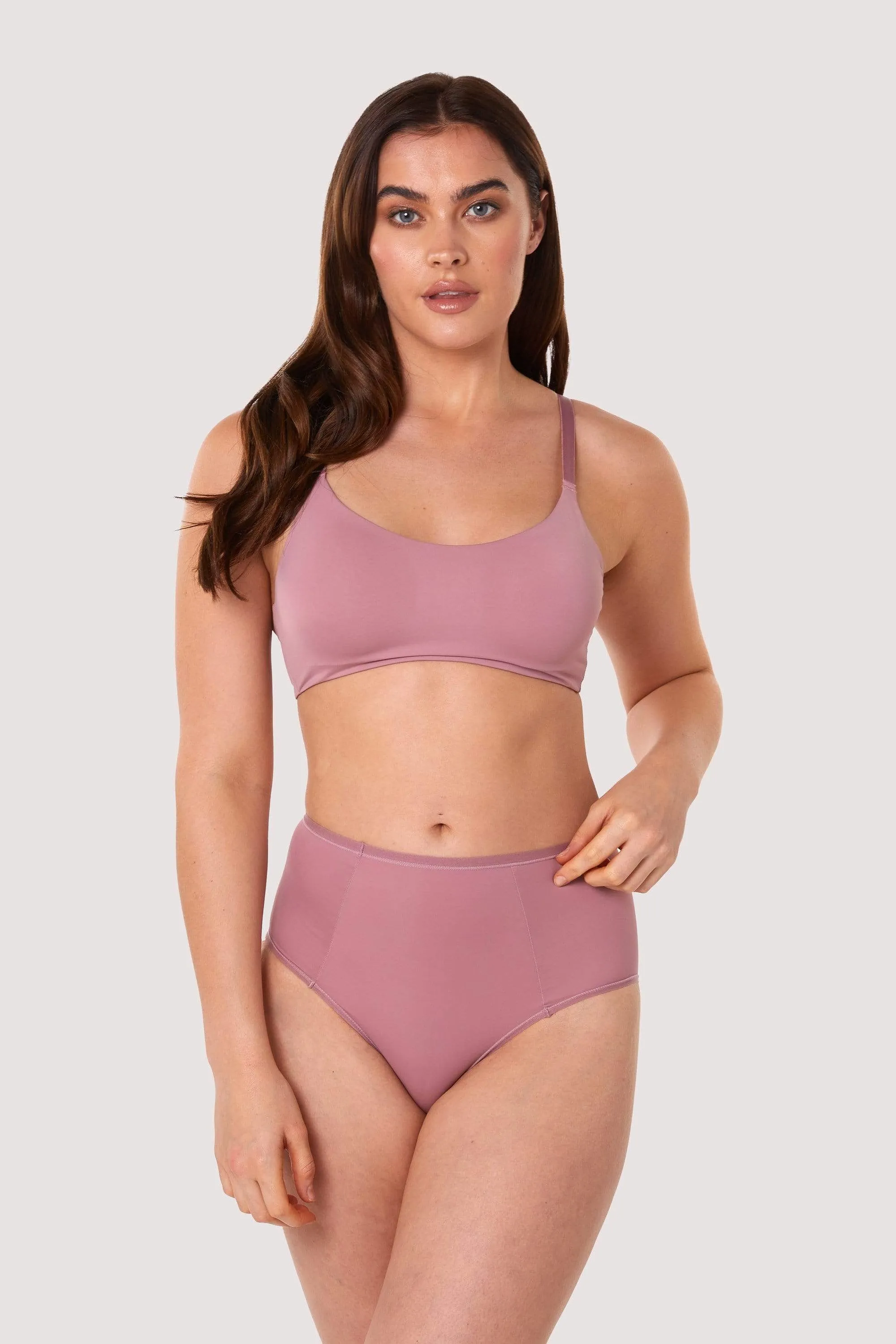 Second Skin Rose Recycled Crop Top Bra