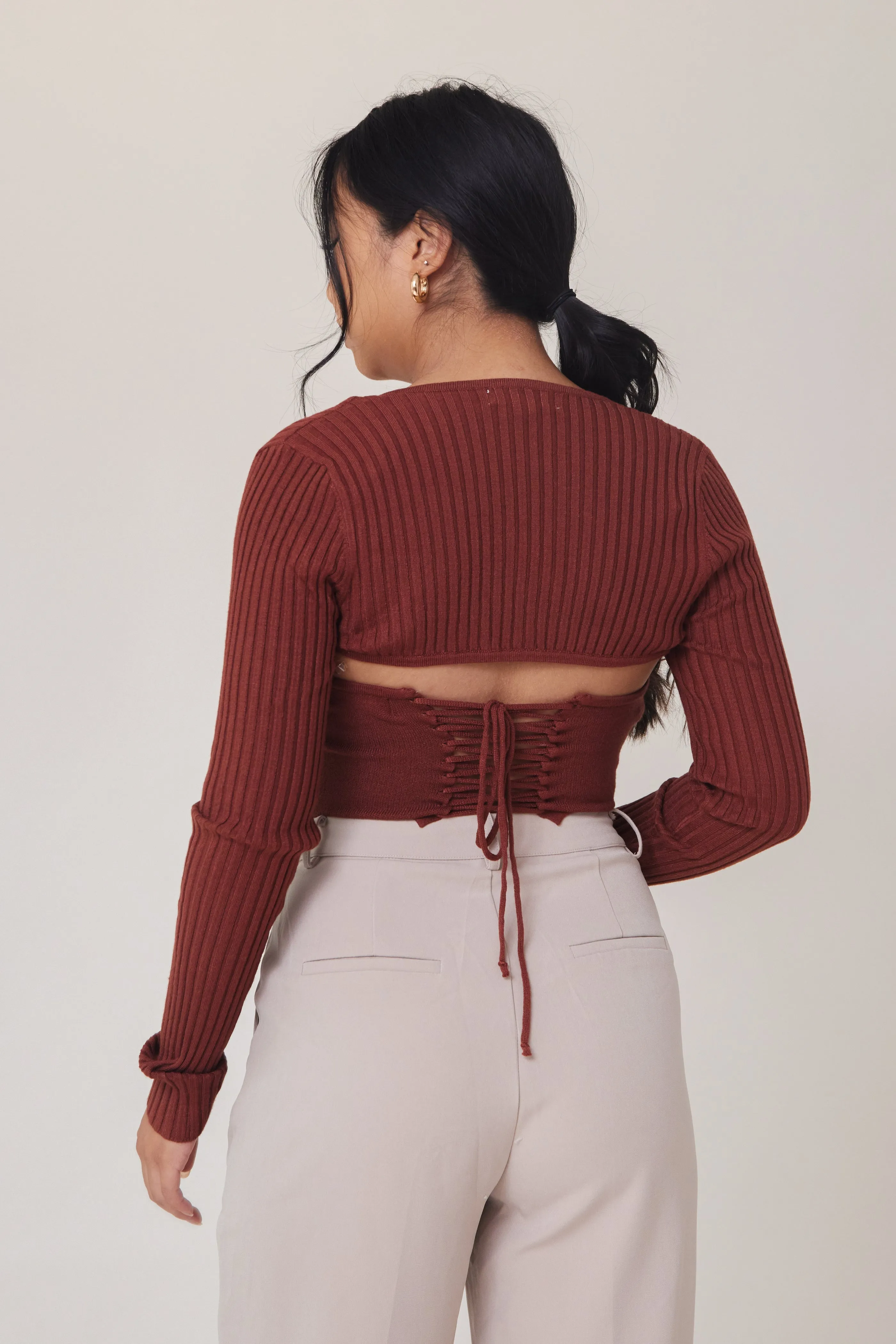 Simple Bolero Set - Cinnamon