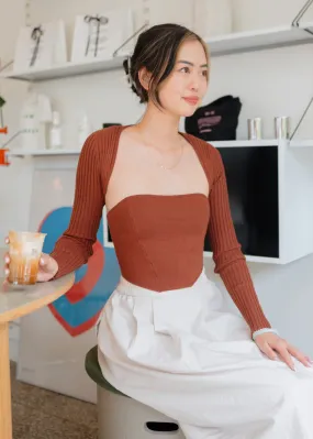 Simple Bolero Set - Cinnamon