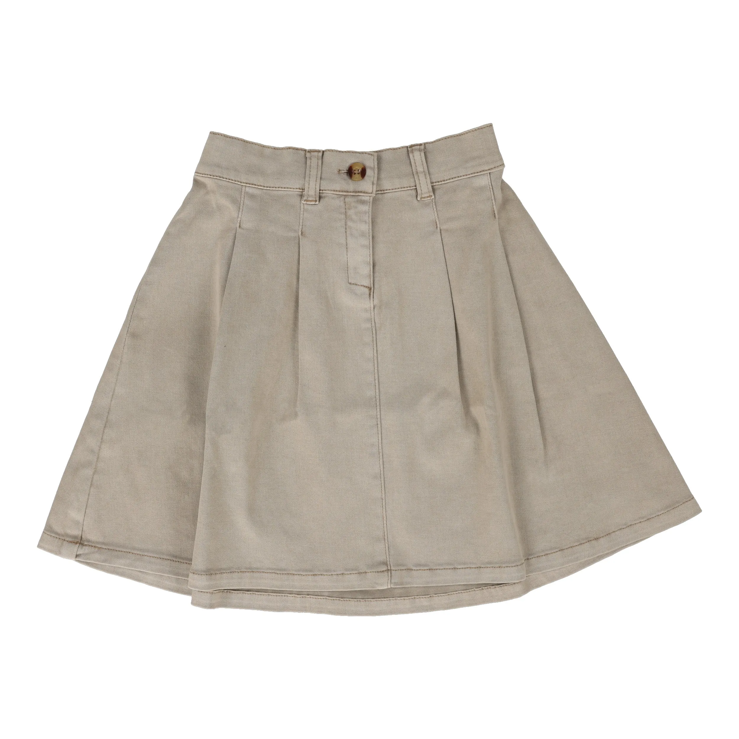 skirt pleated - taupe
