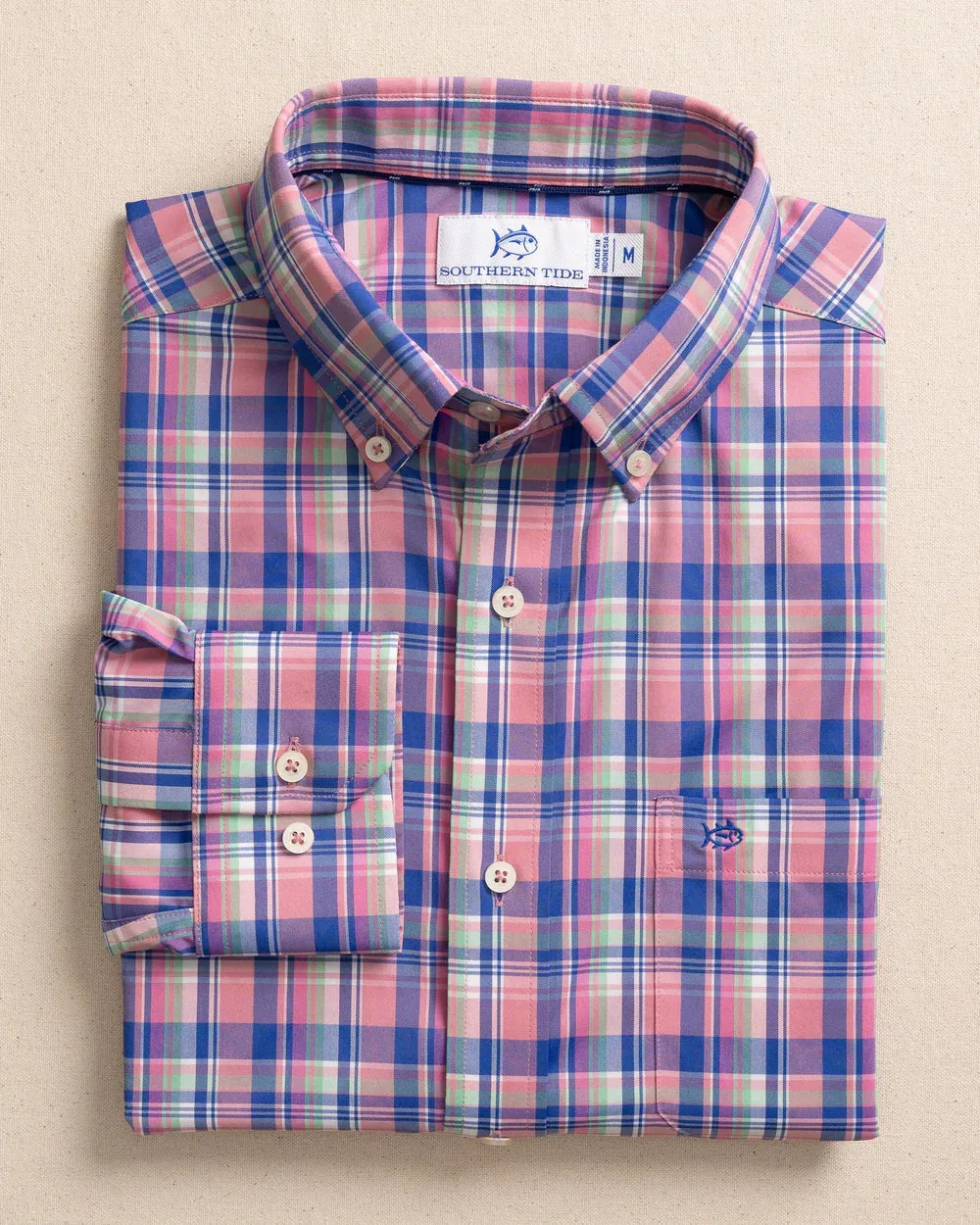 Southern Tide : Intercoastal CharlesFort Plaid Sport Shirt