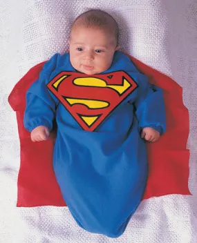 Superman Deluxe Bunting Infnt  Costume