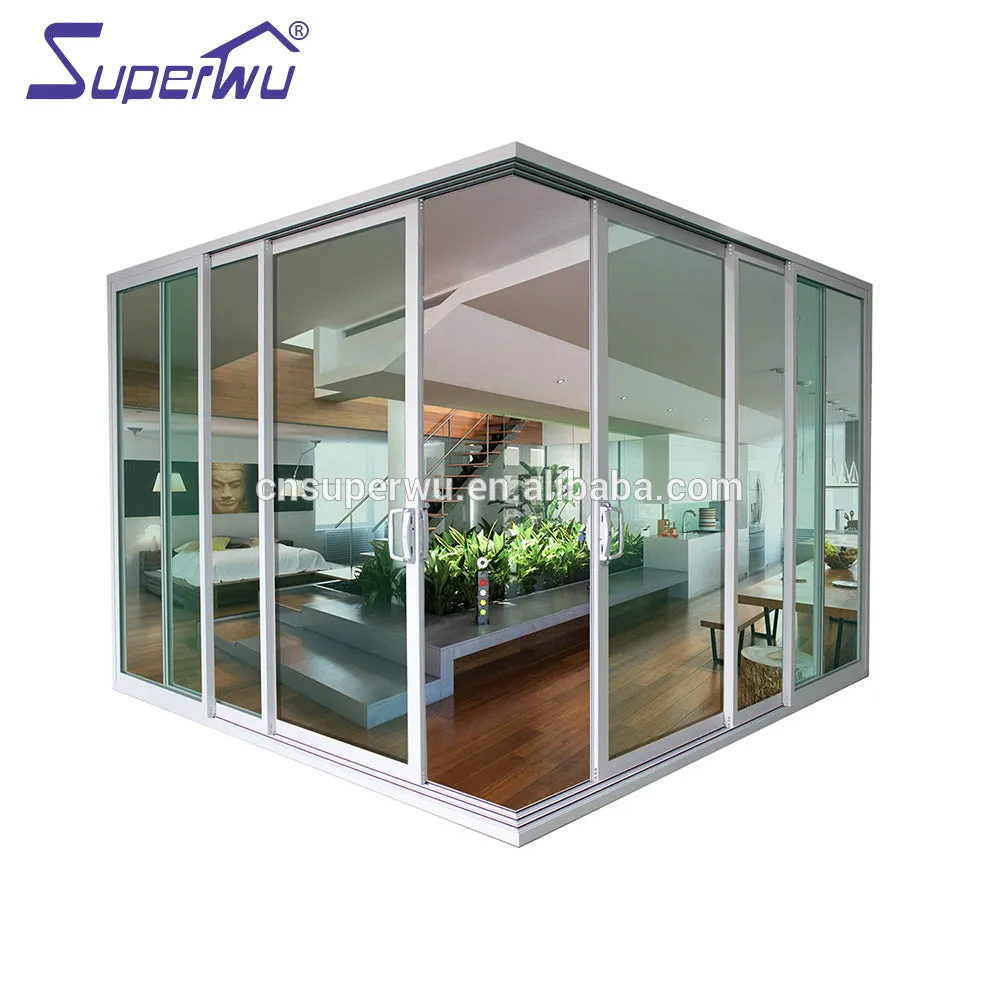 Superwu Door Gliding Thermal Prefabricated Screen Prices Factory Direct Supplier Superhouse Top Quality Aluminium Windows Doors Aluminum