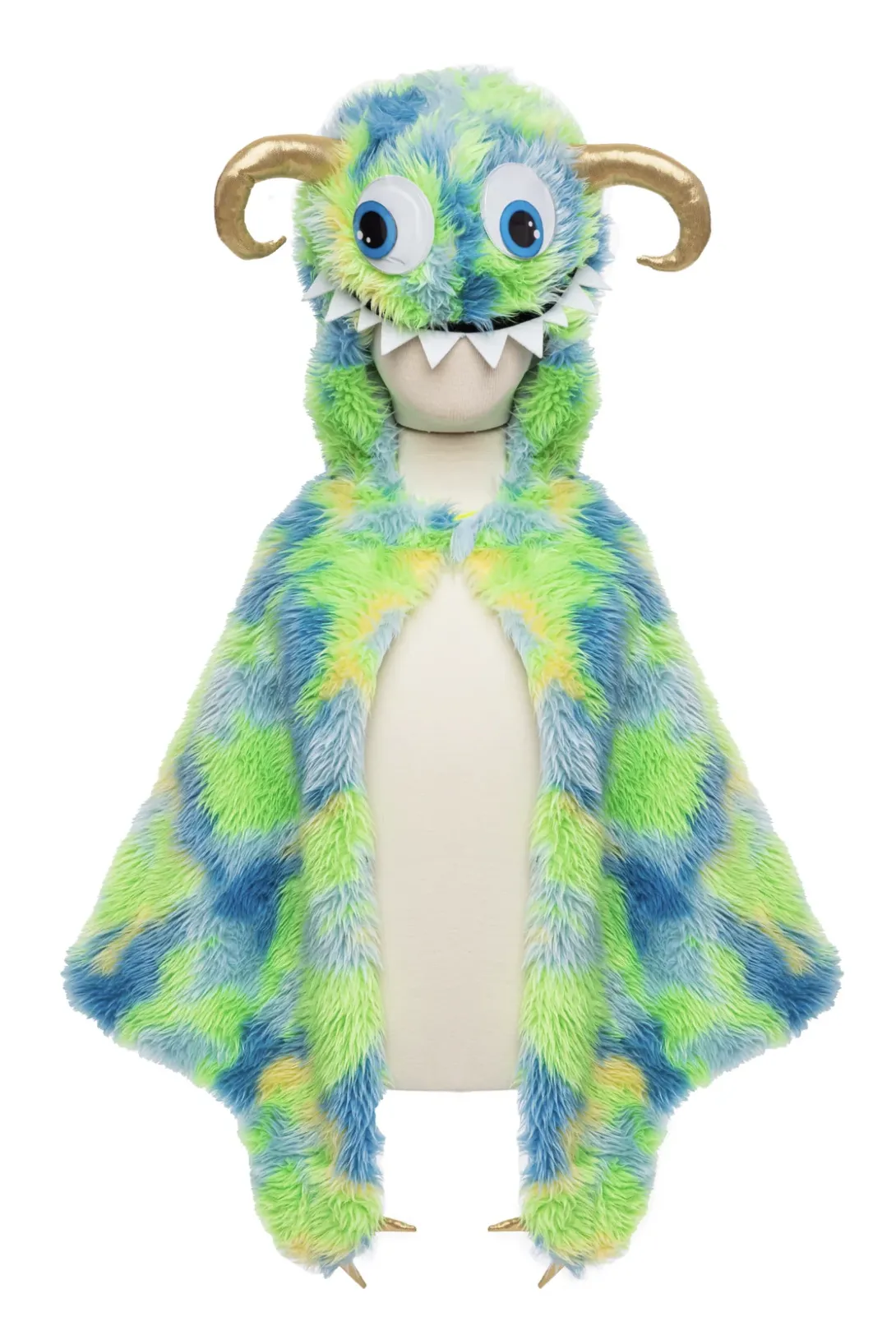 Swampy The Monster Cape - Green/Blue