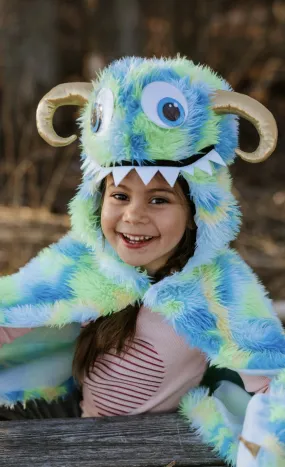 Swampy The Monster Cape - Green/Blue
