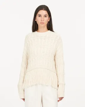 Tanya Taylor - Sally Knit Top in Cream