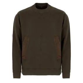 Ten C Crew Sweatshirt Felpa Girocollo Green