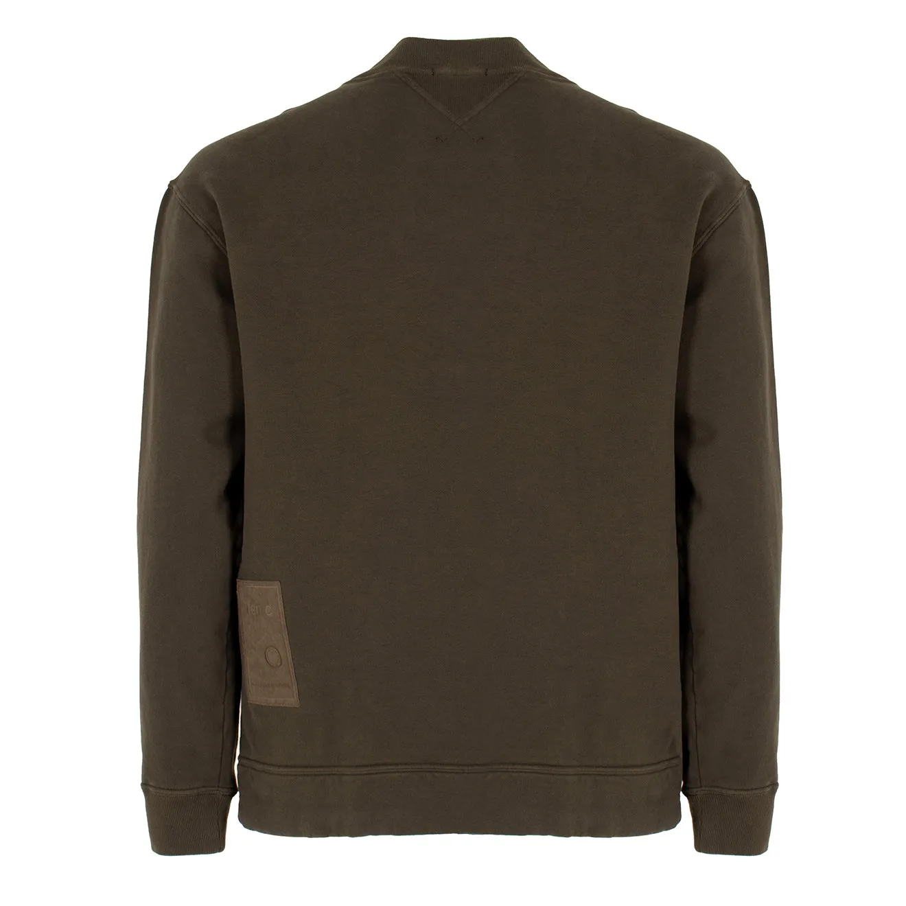 Ten C Crew Sweatshirt Felpa Girocollo Green