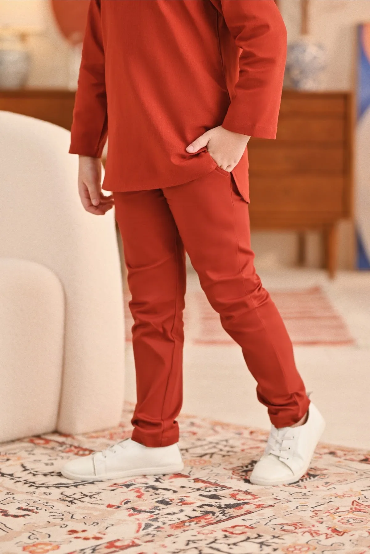 The Perfect Slim Fit Pants - Terracotta