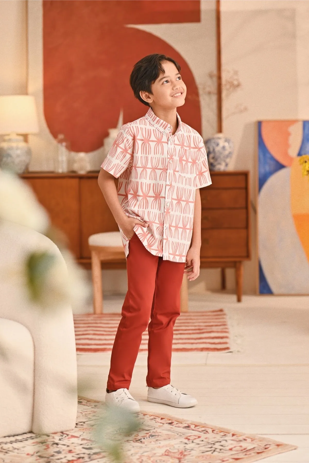 The Perfect Slim Fit Pants - Terracotta