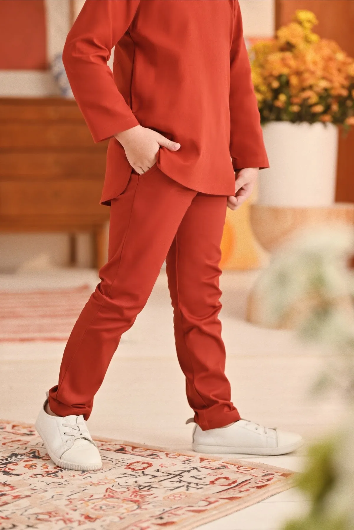 The Perfect Slim Fit Pants - Terracotta