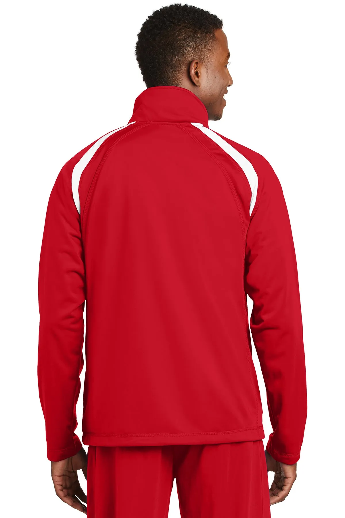 Tricot Track Jacket / Red-White / Cape Henry Strength & Conditioning