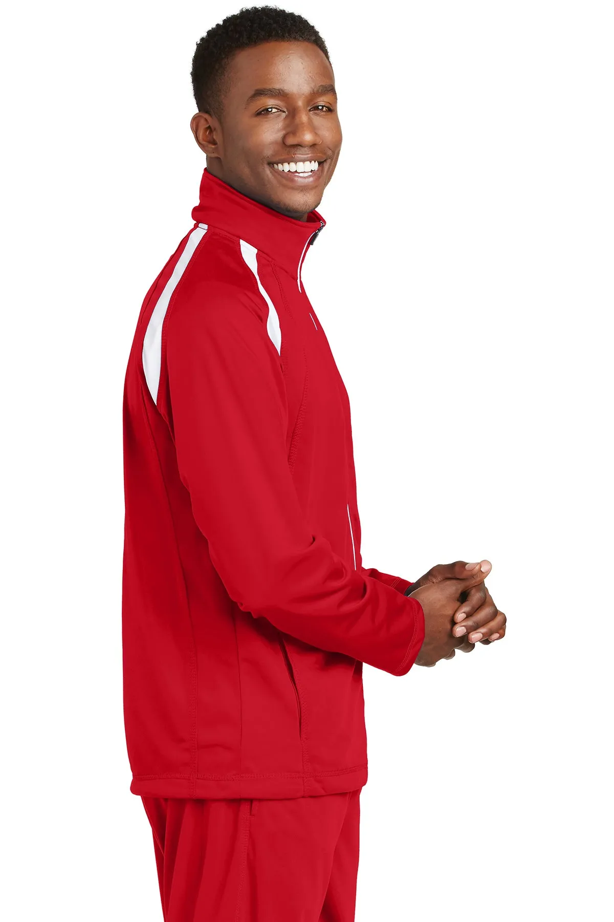 Tricot Track Jacket / Red-White / Cape Henry Strength & Conditioning
