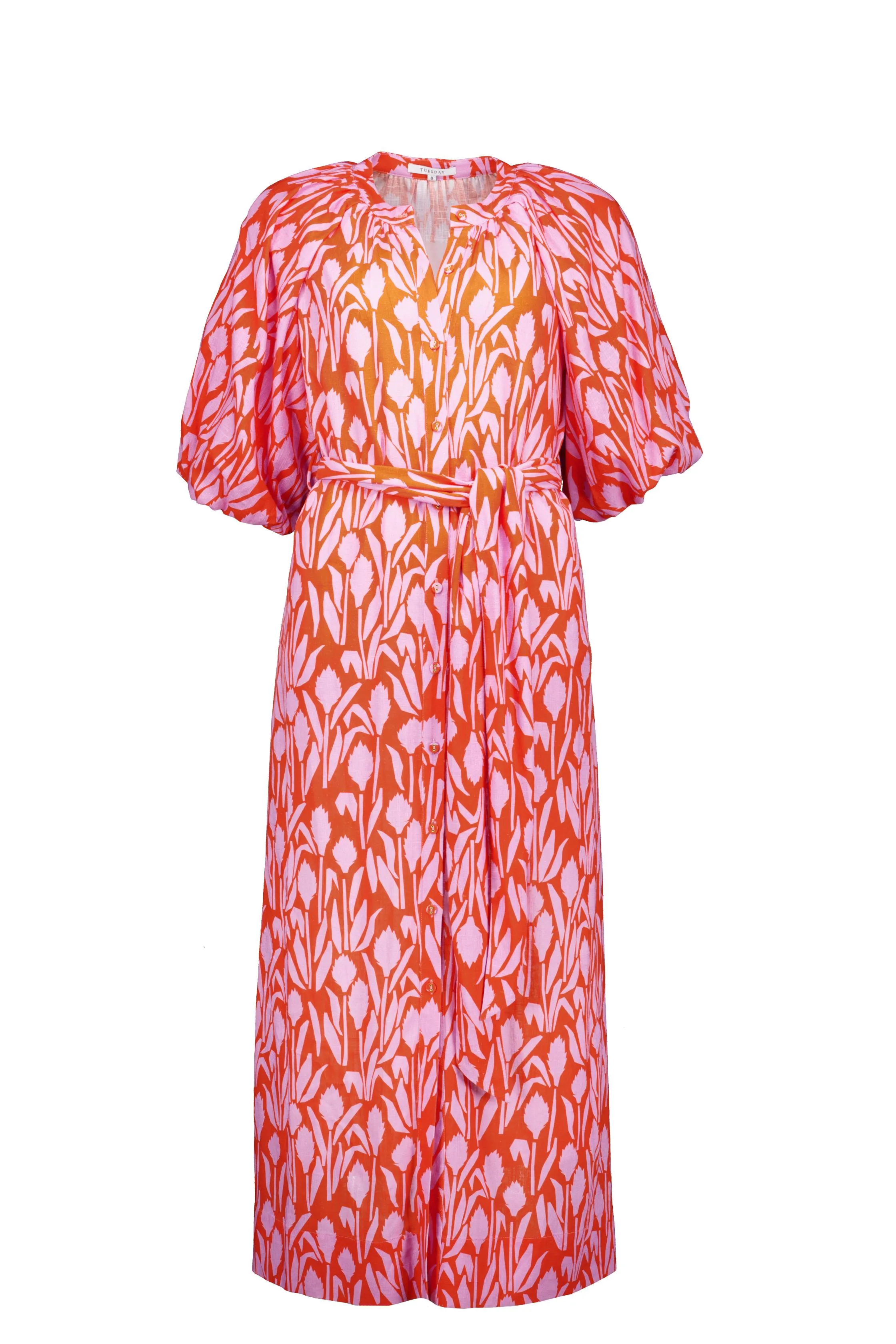 Tuesday Crown Dress Flamingo