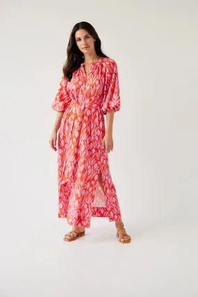 Tuesday Crown Dress Flamingo