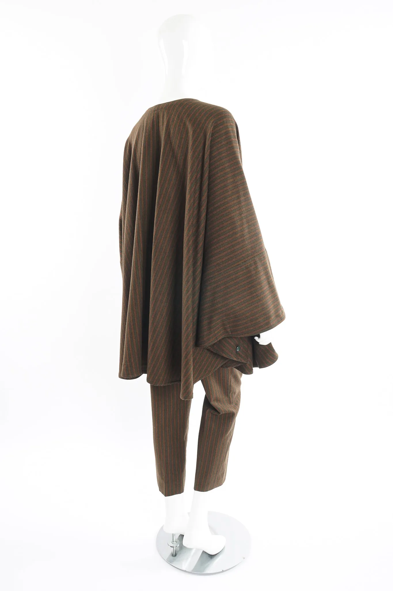 Tweed Stripe Cape & Pant Set