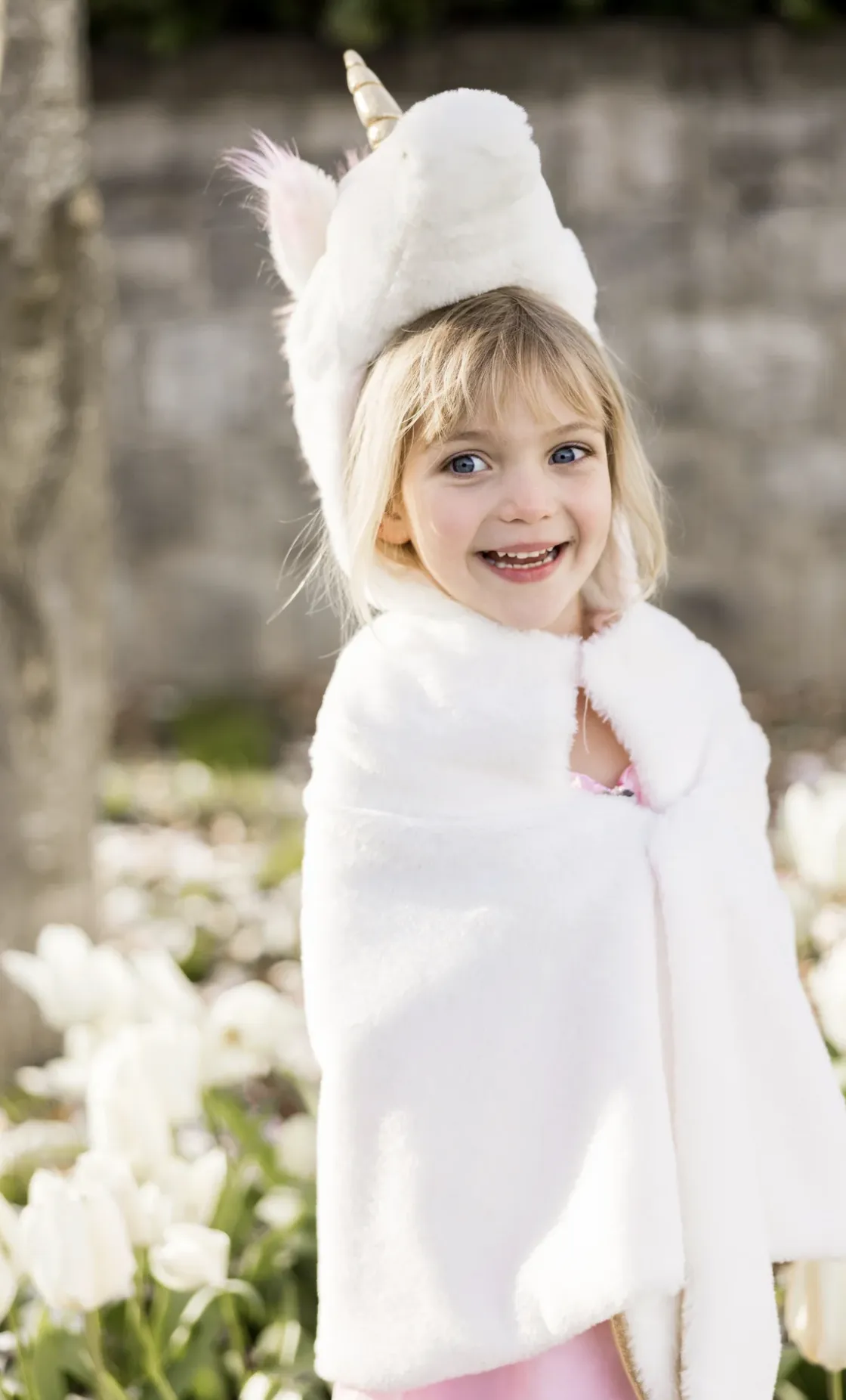 Unicorn Cuddle Cape - White