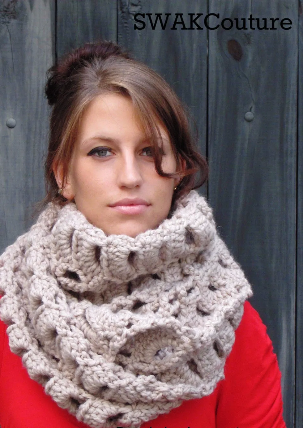 Verle Chunky Long Scarf - Handmade, Natural or Choose Your Color