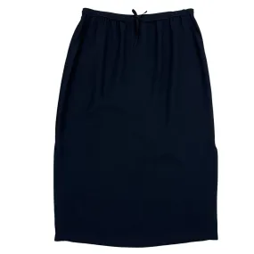 Vintage Black Pencil Skirt Drawstring Waist Size 2X