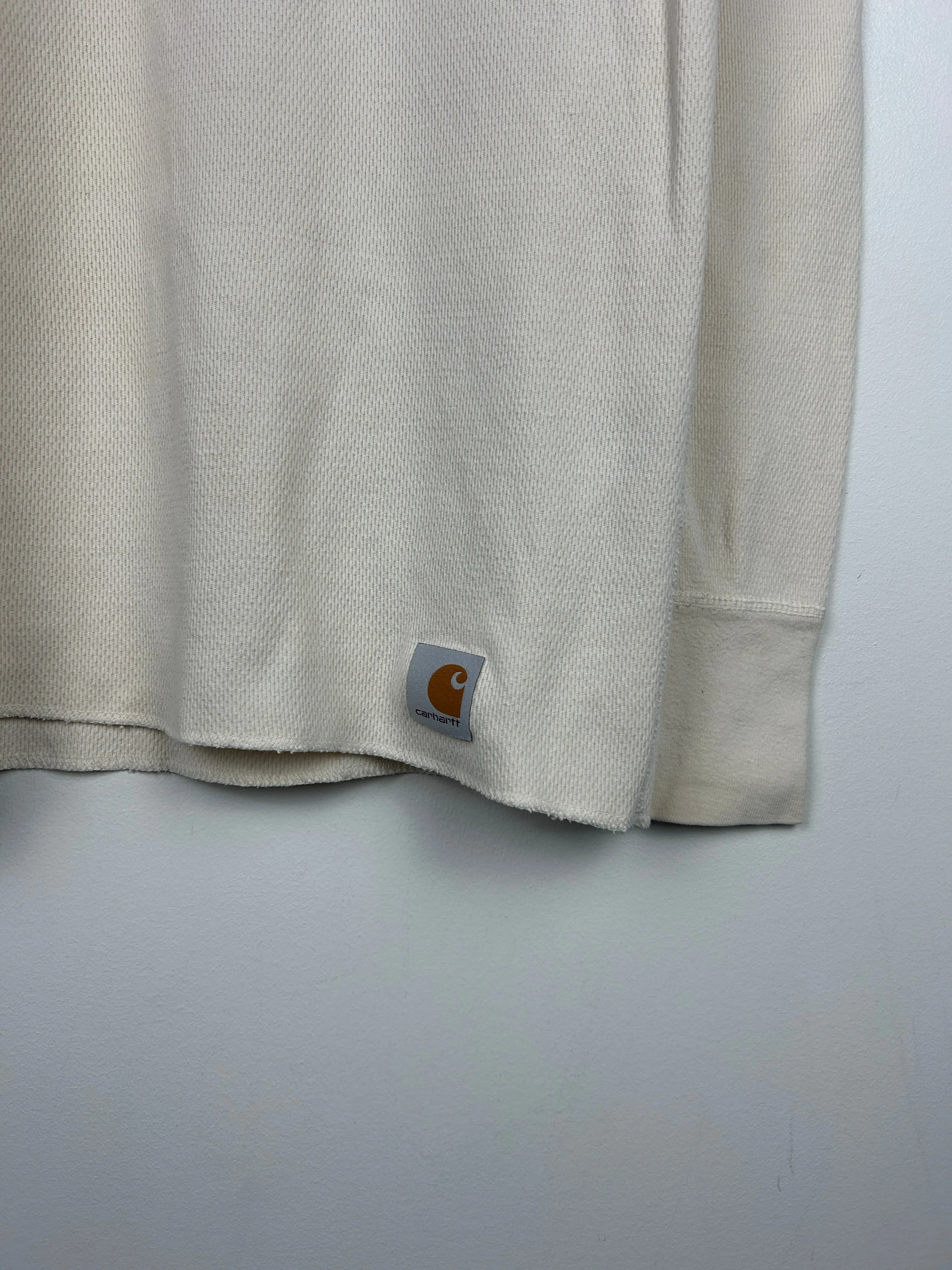 Vintage Carhartt Cream Thermal Long Sleeve