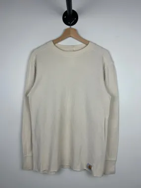 Vintage Carhartt Cream Thermal Long Sleeve