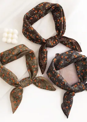 Vintage Floral Scarf