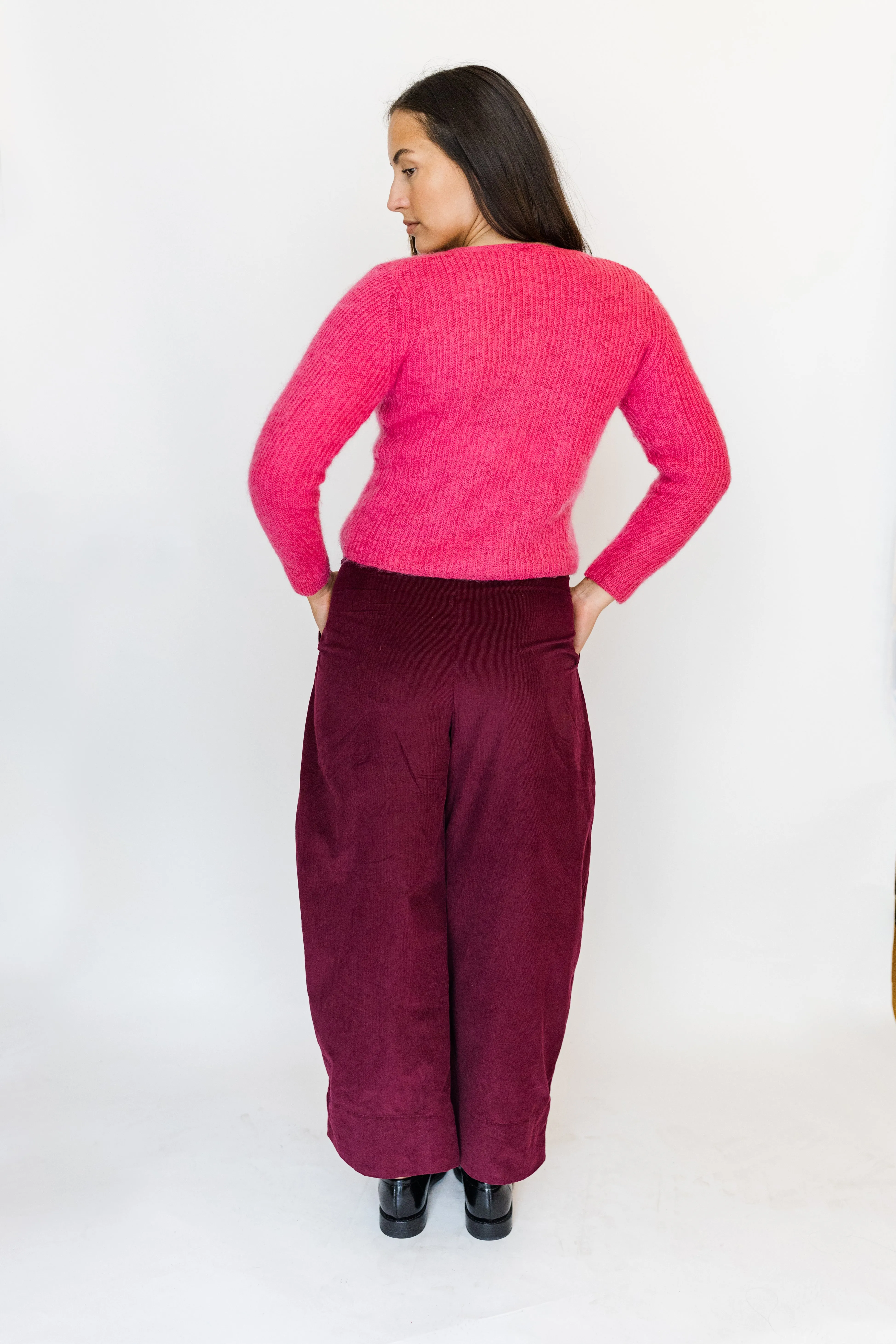 Vintage pink mohair St.Michael cardigan