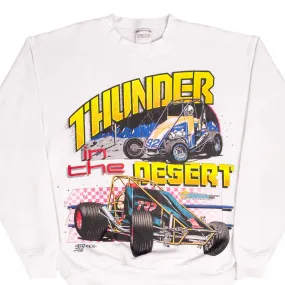 VINTAGE TUSCON RACEWAY PARK THUNDER IN THE DESERT SWEATSHIRT 1992 XL MADE USA