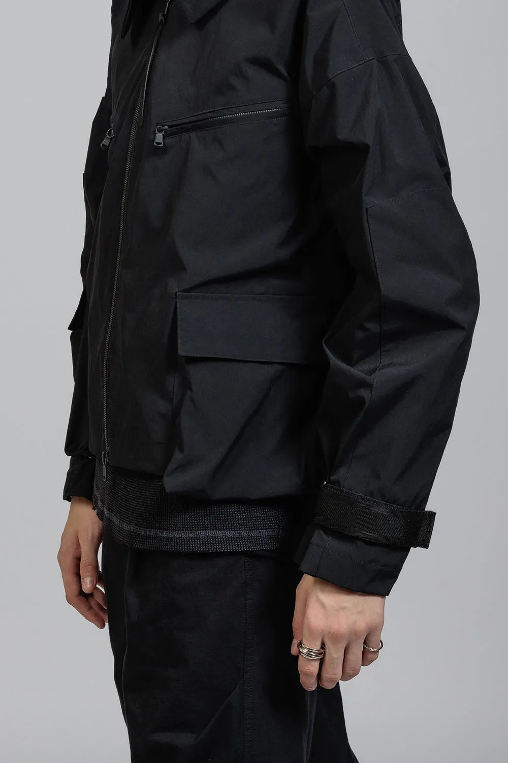 WATER REPELLENT HOODED JACKET
