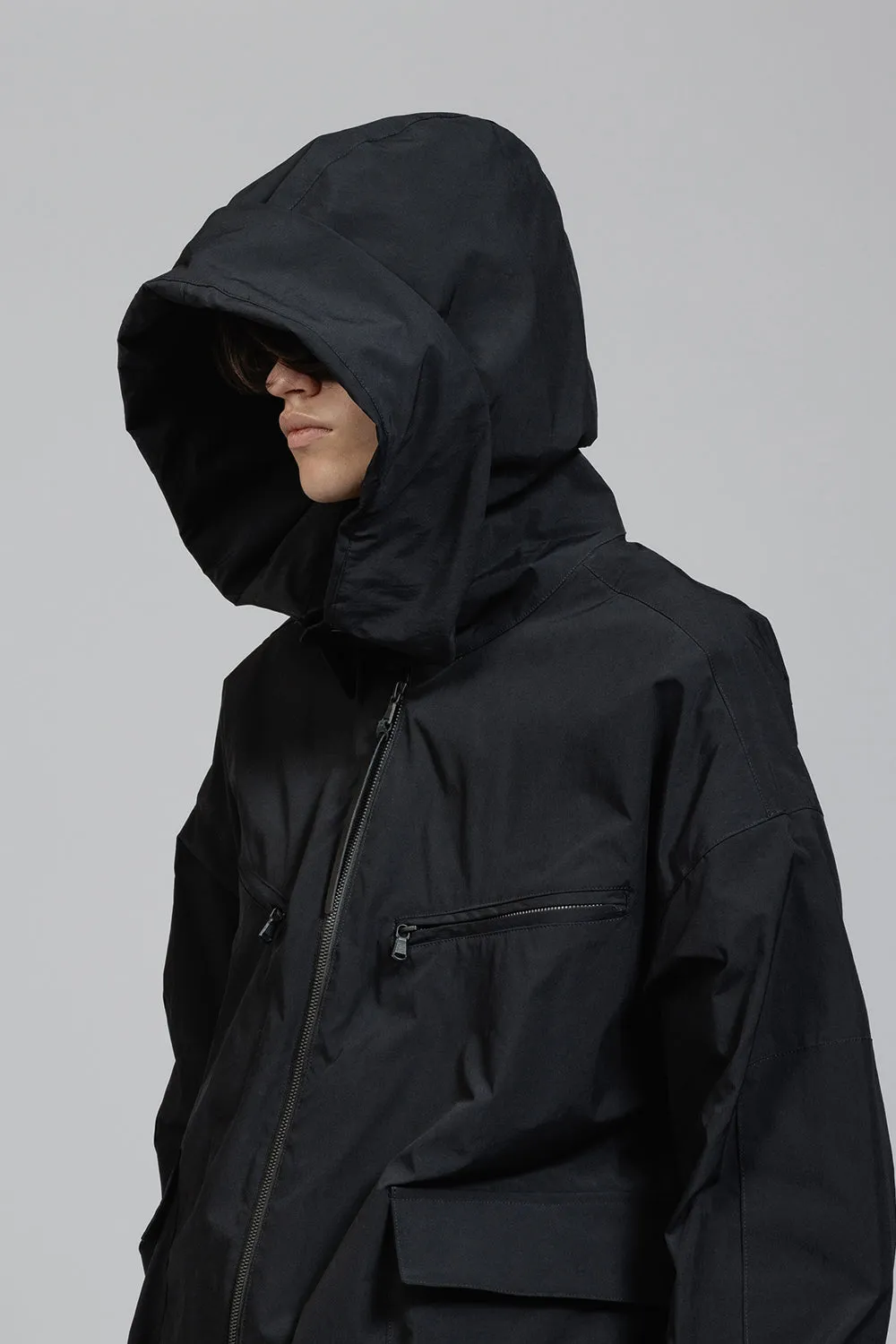 WATER REPELLENT HOODED JACKET