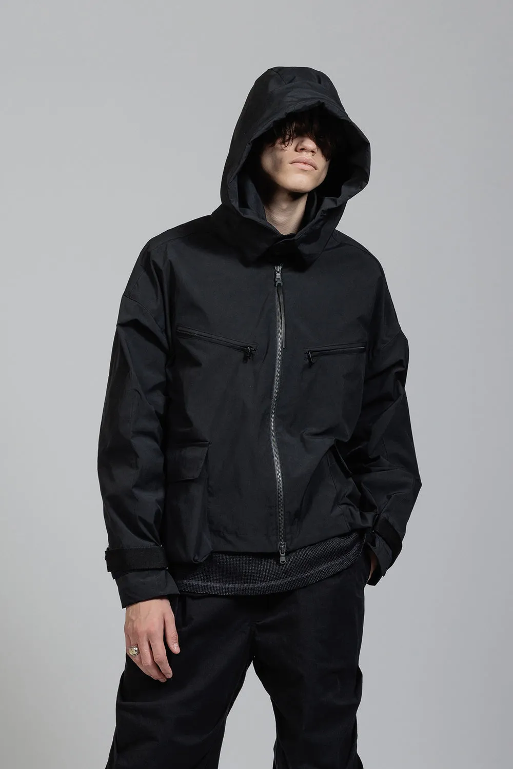 WATER REPELLENT HOODED JACKET