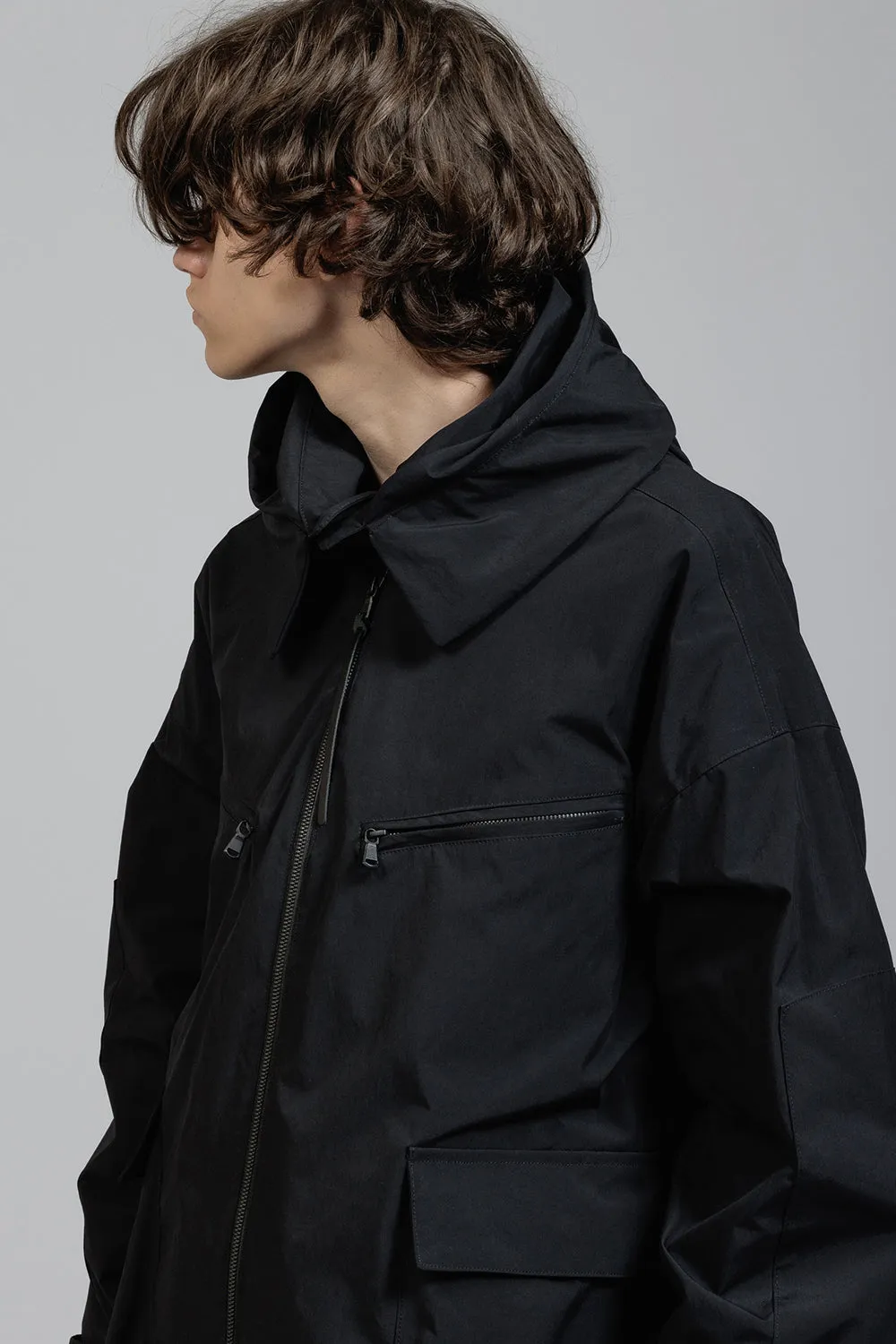 WATER REPELLENT HOODED JACKET