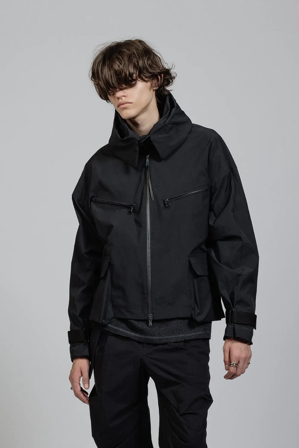 WATER REPELLENT HOODED JACKET