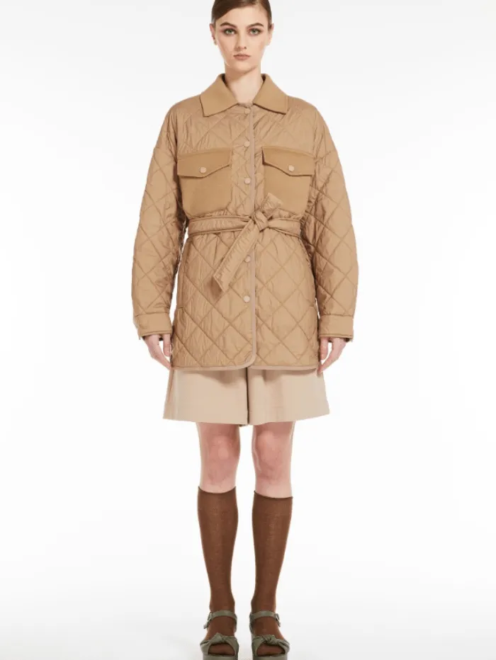 Weekend By Max Mara Paprica Quilted Jacket In Camel 2354860239 Col 012
