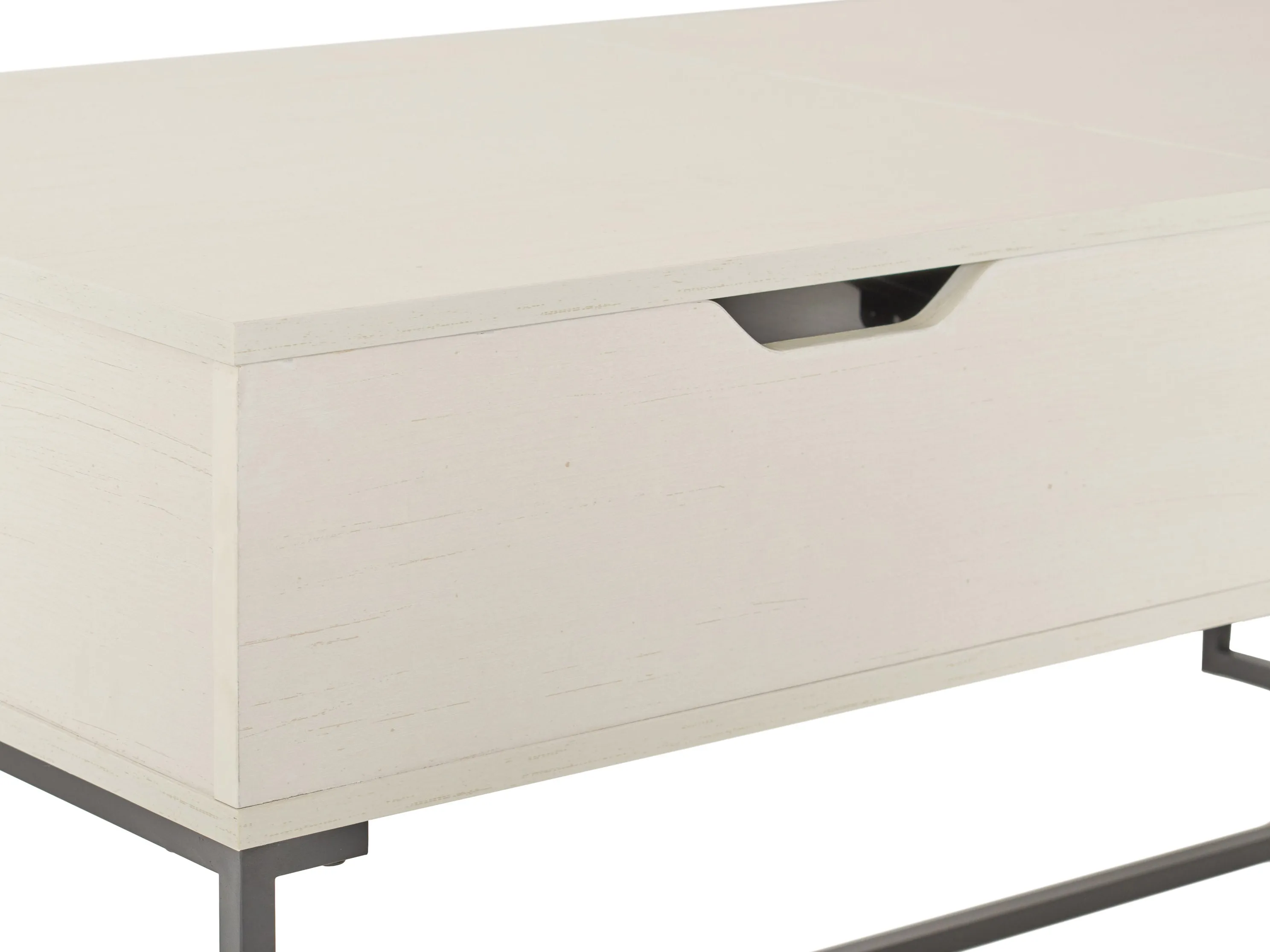White Lift Top Coffee Table