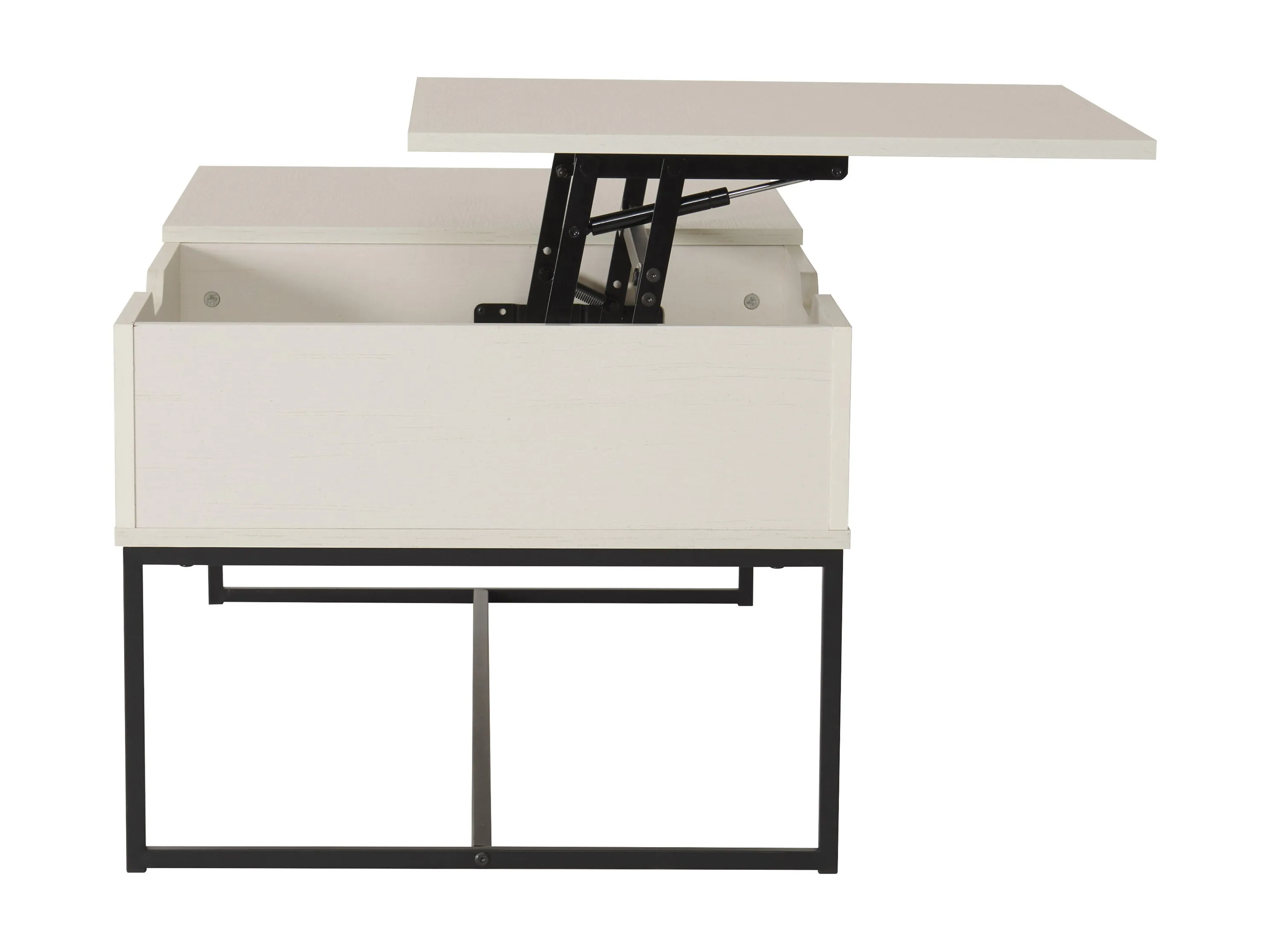 White Lift Top Coffee Table