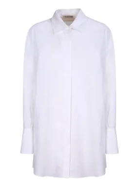 White shirt dress