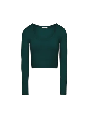 Women's Activewear 3.0 Crop Top—foliage green